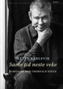 Bokforside med s/h bilde av Thorvald Steen